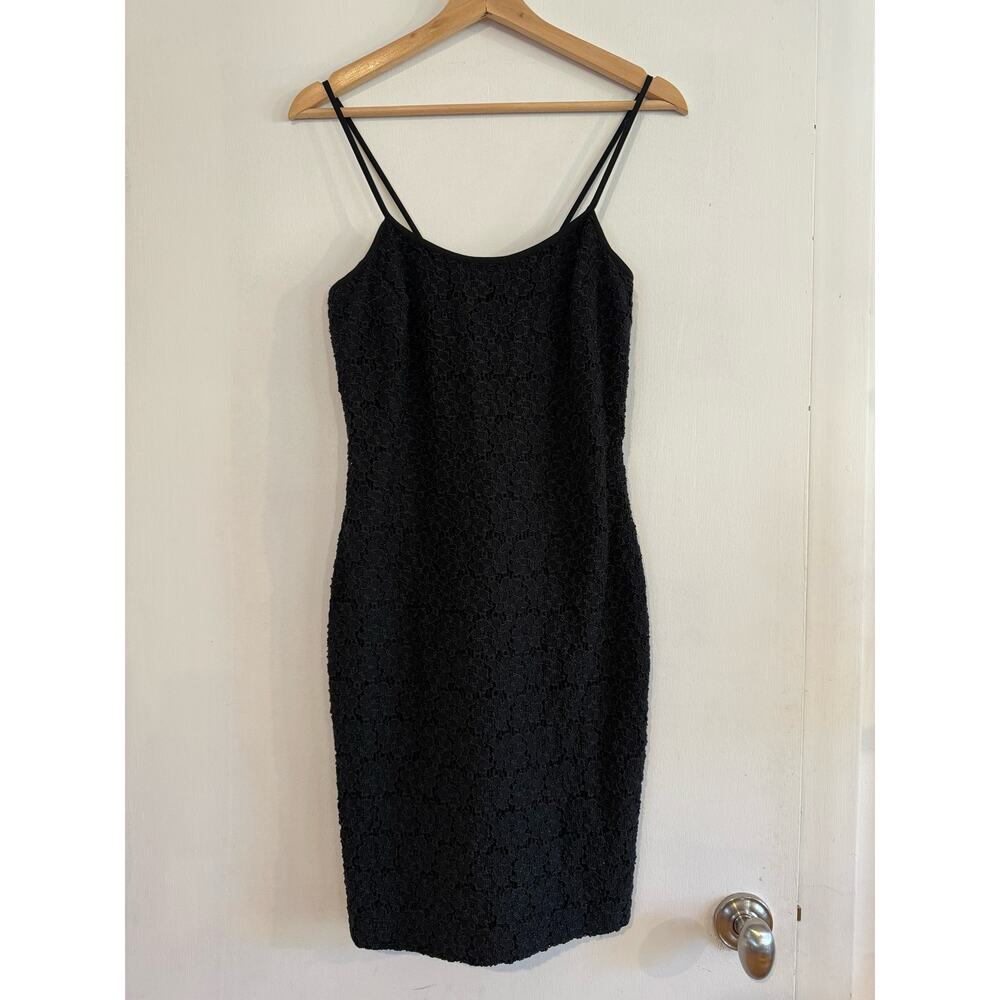 Late Editions VINTAGE 90s slip dress lace spaghetti strap mini 8